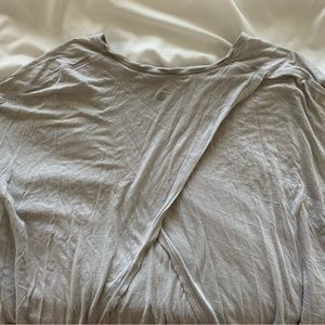 Lululemon tie back shirt
